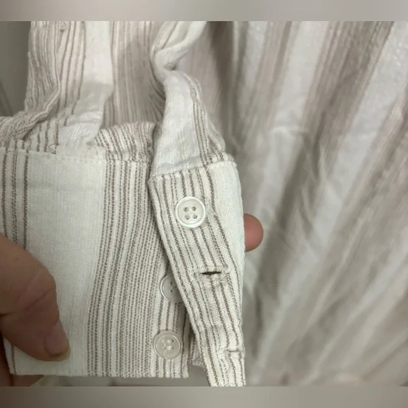 Free People Yumi Long Sleeve V-Neck Dress Midi Dress Size Small - Picture 10 of 11